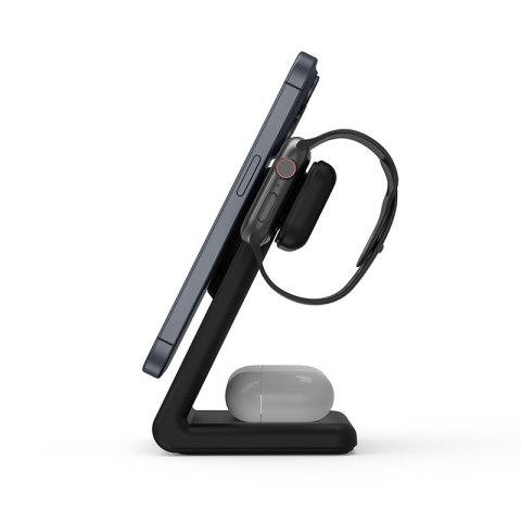Ładowarka bezprzewodowa MagSpot Stand 3w1 z MagSafe do iPhone, Apple Watch i AirPods CRONG