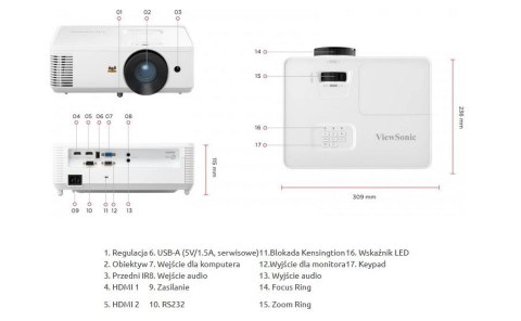 Projektor PA700X ViewSonic