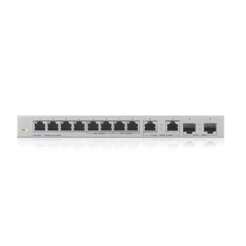 Przełącznik 12-Port Gigabit Unmanaged Switch with 8-Port 1G + 2-Port 2.5G + 2-Port SFP+ XGS1010-12-ZZ0102 Zyxel Przełącznik 12-Port Gigabit Unmanaged Switch with 8-Port 1G + 2-Port 2.5G + 2-Port SFP+ XGS1010-12-ZZ0102 Zyxel
