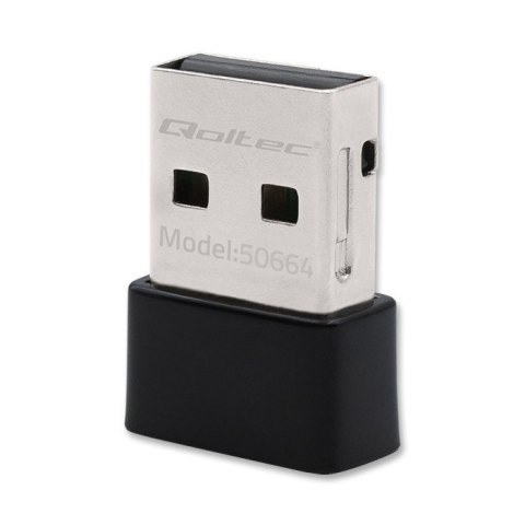 Ultraszybki bezprzewodowy mini adapter USB Wi-Fi | standard AC | 650Mbps Qoltec Ultraszybki bezprzewodowy mini adapter USB Wi-Fi | standard AC | 650Mbps Qoltec