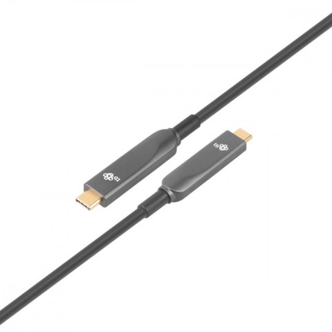 Kabel video USB C-C optyczny 4K hybryda 5m TB