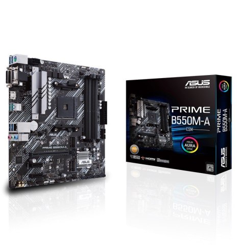 Płyta główna Prime B550M-A/CSM AM4 4DDR4 HDMI M.2 mATX Asus Płyta główna Prime B550M-A/CSM AM4 4DDR4 HDMI M.2 mATX Asus