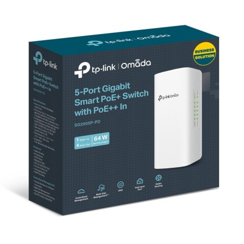 Przełącznik SG2005P-PD 5xGE (1xPoE++ 4xPoE+) TP-LINK Przełącznik SG2005P-PD 5xGE (1xPoE++ 4xPoE+) TP-LINK
