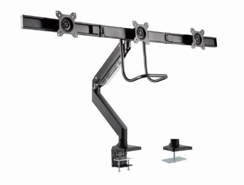 Ramię regulowane na 3 monitory 17 - 27 cali 6kg Gembird