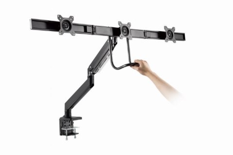 Ramię regulowane na 3 monitory 17 - 27 cali 6kg Gembird