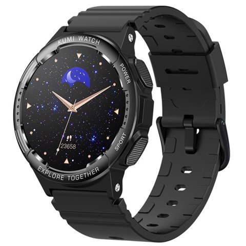 Smartwatch K6 1.3 cala 300 mAh czarny Kumi Smartwatch K6 1.3 cala 300 mAh czarny Kumi