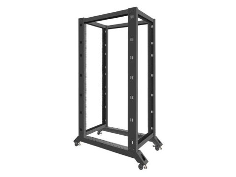 Stojak Open rack 32U 600x1000 czarny Lanberg