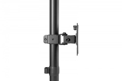 Uchwyt biurkowy pionowy 2xLCD max. 32 cale 8kg, zaciskowy, czarny Digitus