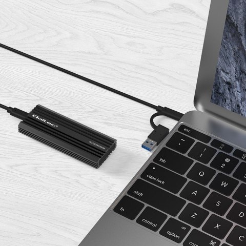 Obudowa | kieszeń NV2270 na dysk M.2 SSD | SATA | NVMe | USB-C | 2TB Qoltec Obudowa | kieszeń NV2270 na dysk M.2 SSD | SATA | NVMe | USB-C | 2TB Qoltec