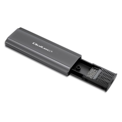 Obudowa | kieszeń NV2271 na dysk M.2 SSD | SATA | NVMe | USB-C | 2TB Qoltec Obudowa | kieszeń NV2271 na dysk M.2 SSD | SATA | NVMe | USB-C | 2TB Qoltec