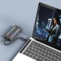 Obudowa | kieszeń na dysk M.2 SSD | SATA | NVMe | RGB LED | USB-C| 4TB Qoltec