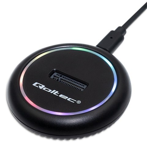 Stacja dokujca dysków SSD M.2 | NVMe | SATA | USB-C | 2TB Qoltec Stacja dokujca dysków SSD M.2 | NVMe | SATA | USB-C | 2TB Qoltec