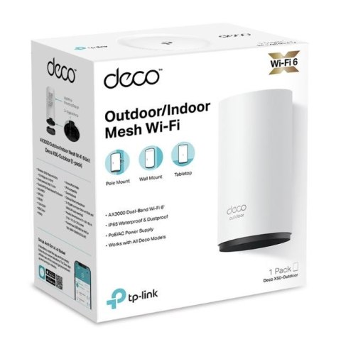System WiFi AX3000 X50-Outdoor(1-pak) TP-LINK System WiFi AX3000 X50-Outdoor(1-pak) TP-LINK