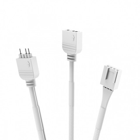 Wentylator Prisma AL-12 ARGB 120mm pojedyncze opakowanie PWM White