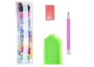 Diamentowa mozaika - Rudy kotek