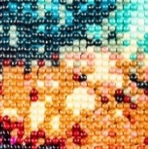 Diamentowa mozaika - Rudy kotek