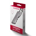 HMC-5H Wieloportowy hub USB 5in1, 5Gbps, 3x USB-A, HDMI 4K/30Hz, PD 100W, 100cm USB-C kabel AXAGON