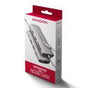 HMC-8HLSA Wieloportowy hub USB 9in1, 5Gbps, 3x USB-A + HDMI 4K/30Hz, SD/microSD, GLAN, Audio, PD 100W, 20cm USB-C kabel AXAGON