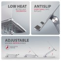 HMC-STND Stojak z wieloportowy hub Aluminiowy 7in1, 5Gbps, do 10"-16" cali laptopów, nastawny, 3x USB-A, HDMI 4K/60Hz, GLAN, PD  AXAGON