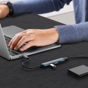 HUB adapter USB 3.0 4w1 | 4x USB 3.0 Qoltec