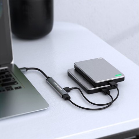 HUB adapter USB 3.0 4w1 | 4x USB 3.0 Qoltec