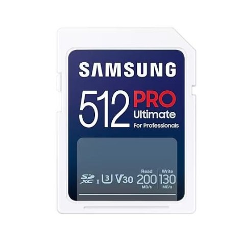 Karta pamięci SD MB-SY512SB/WW 512GB Pro Ultimate + czytnik Samsung Karta pamięci SD MB-SY512SB/WW 512GB Pro Ultimate + czytnik Samsung
