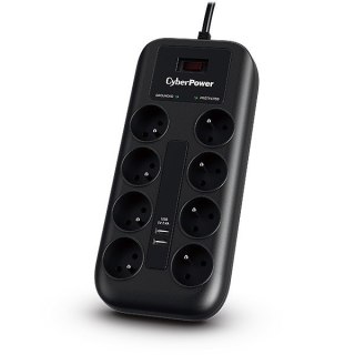Listwa przepięciowa P0820SUF0-FR 8xFR/2xUSB CyberPower