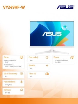 Monitor 23.8 cali VY249HF-W IPS 100Hz Asus