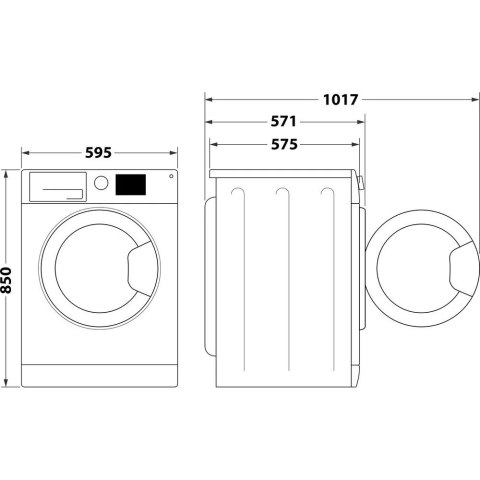 Pralka FFS7259BEE Whirlpool