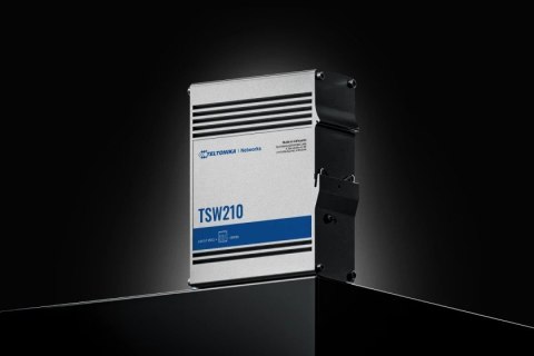 Przełącznik niezarządzalny TSW210 Switch 2xSFP 8xGbE DIN RAIL Back Panel TELTONIKA