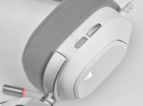 Słuchawki HS80 RGB USB Wired White Corsair Słuchawki HS80 RGB USB Wired White Corsair