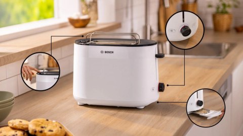 Toster MyMoment TAT2M121 biały Bosch