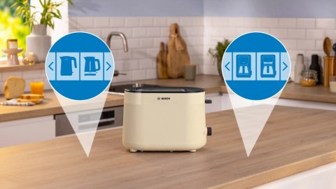 Toster MyMoment TAT2M127 beżowy Bosch