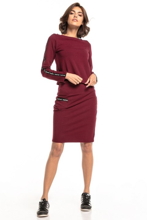 Bluza Damska Model T328/8 Bordo - Tessita Bluza Damska Model T328/8 Bordo - Tessita