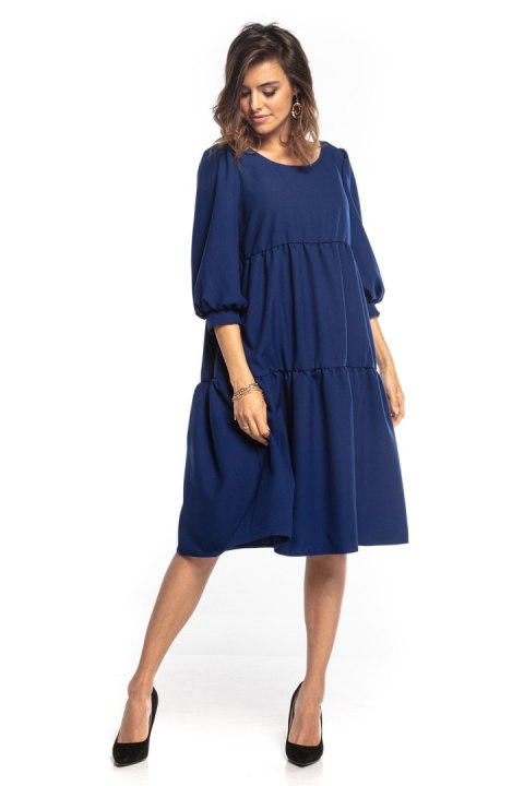 Sukienka Model T352/4 Navy - Tessita Sukienka Model T352/4 Navy - Tessita