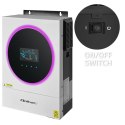Hybrydowy inwerter solarny Off-Grid 6kVA | 6kW | 120A | MPPT | LCD | Wi-Fi | BMS | Sinus Qoltec