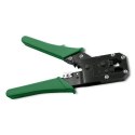 Modułowa zaciskarka do cięcia i zaciskania kabli Ethernet 8P 6P Qoltec