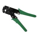 Modułowa zaciskarka do cięcia i zaciskania kabli Ethernet 8P 6P Qoltec