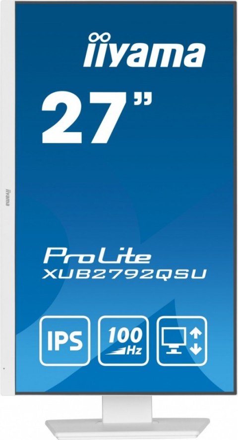 Monitor 27 cali ProLite XUB2792QSU-W6 IPS,QHD,HAS(150mm),100Hz,4xUSB3.2,SLIM IIYAMA
