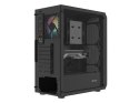 Obudowa Fury Shobo SH4 RGB Midi Tower z oknem Czarna Natec