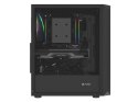 Obudowa Fury Shobo SH4 RGB Midi Tower z oknem Czarna Natec