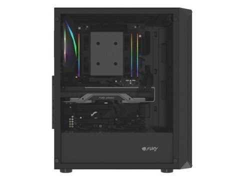 Obudowa Fury Shobo SH4 RGB Midi Tower z oknem Czarna Natec Obudowa Fury Shobo SH4 RGB Midi Tower z oknem Czarna Natec