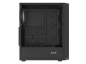 Obudowa Fury Shobo SH4 RGB Midi Tower z oknem Czarna Natec