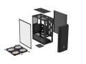 Obudowa Fury Shobo SH4F RGB Midi Tower z oknem Czarna Natec