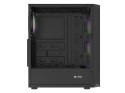 Obudowa Fury Shobo SH4F RGB Midi Tower z oknem Czarna Natec
