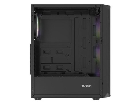 Obudowa Fury Shobo SH4F RGB Midi Tower z oknem Czarna Natec Obudowa Fury Shobo SH4F RGB Midi Tower z oknem Czarna Natec
