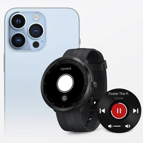 Smartwatch GPS Watch R WT2001 Android iOS Czarny Maimo Smartwatch GPS Watch R WT2001 Android iOS Czarny Maimo