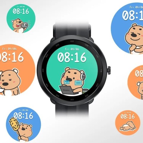 Smartwatch GPS Watch R WT2001 Android iOS Czarny Maimo Smartwatch GPS Watch R WT2001 Android iOS Czarny Maimo
