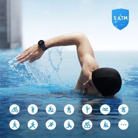 Smartwatch GPS Watch R WT2001 Niebieski Android iOS Maimo Smartwatch GPS Watch R WT2001 Niebieski Android iOS Maimo