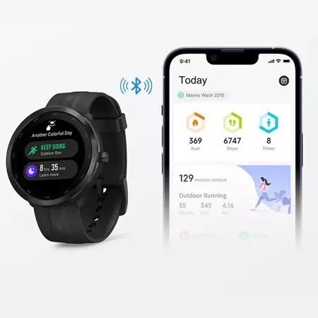 Smartwatch GPS Watch R WT2001 Niebieski Android iOS Maimo Smartwatch GPS Watch R WT2001 Niebieski Android iOS Maimo